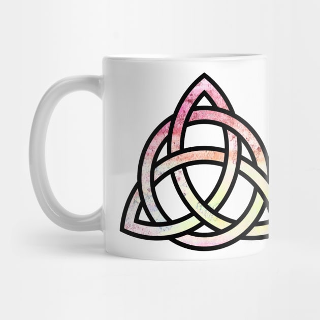 Celtic Trinity Knot Triquetra with Circle Pastel Style Design by TenchiMasaki